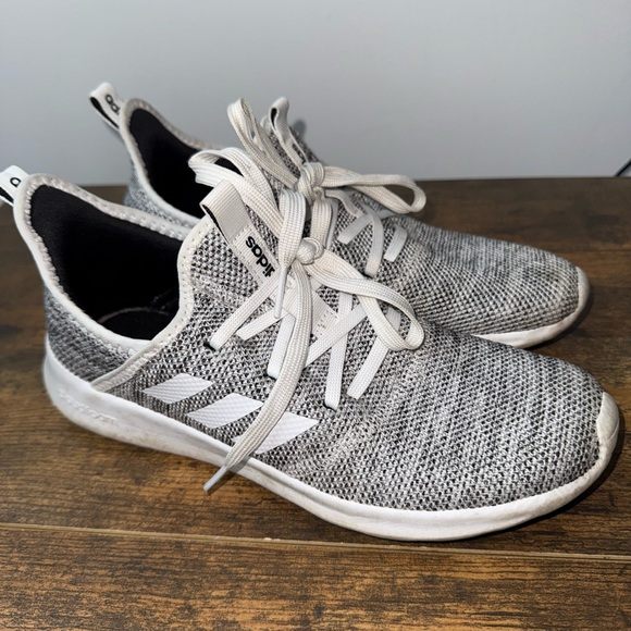 Adidas Gray Knit Sneakers - Picture 1 of 12